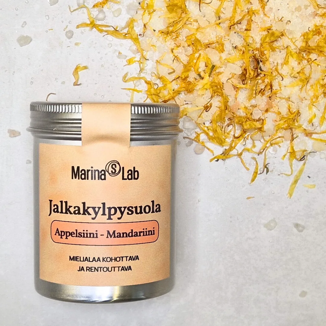 Marina’s Lab jalkakylpysuolat – luonnollinen ja vegaaninen jalkojen hoito