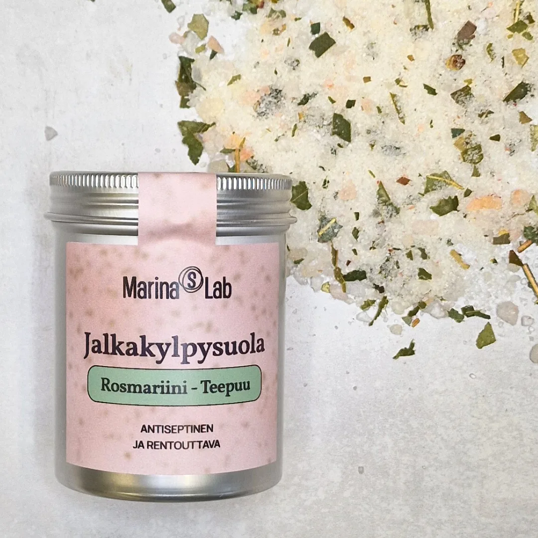 Marina’s Lab jalkakylpysuolat – eukalyptus, rosmariini & teepuuöljyt