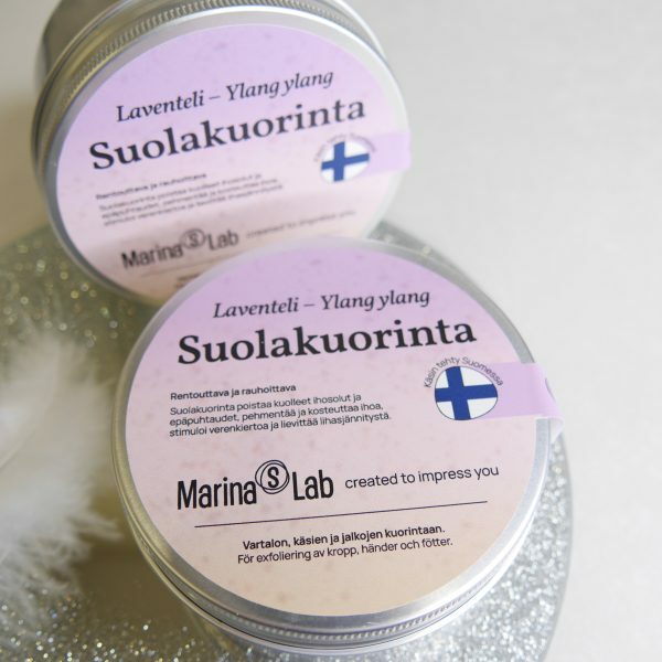 Marina’s Lab syväpuhdistava suolakuorinta – luonnolliset ainesosat ihon puhdistukseen